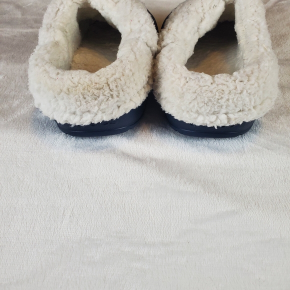 Crocs Dual Comfort Navy Blue Rubber Clog Shoes Size Men's 6/Women's 8 - Picture 6 of 7